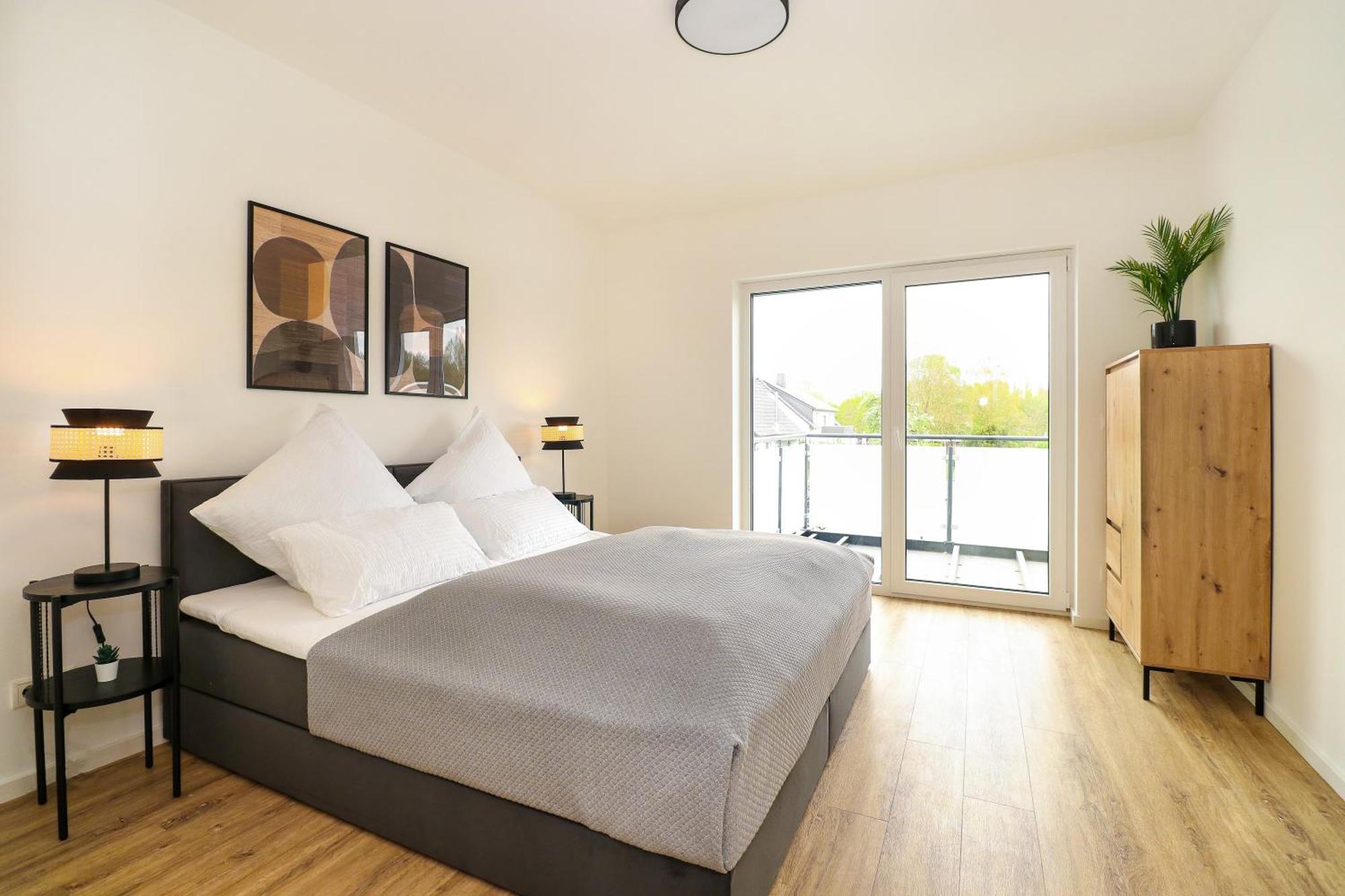 Lightplace - Moderne Apartments In Braunschweig - Balkon - Netflix - Am Kanal Dış mekan fotoğraf